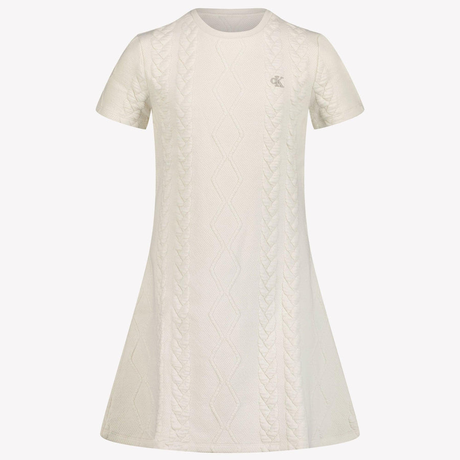 Calvin Klein Enfant Filles Habiller le blanc