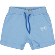Kenzo Kids Baby Boys Shorts azzurro