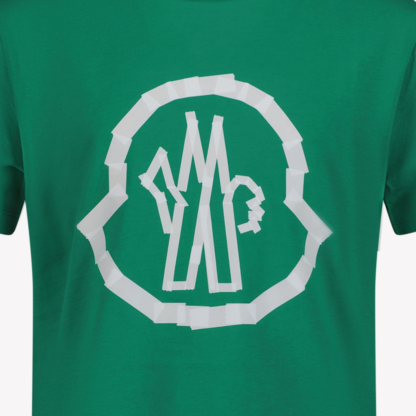 Moncler Kinder Jongens T-Shirt Groen 4Y
