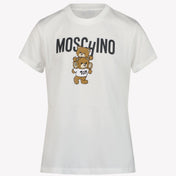 Moschino Camiseta unissex branca