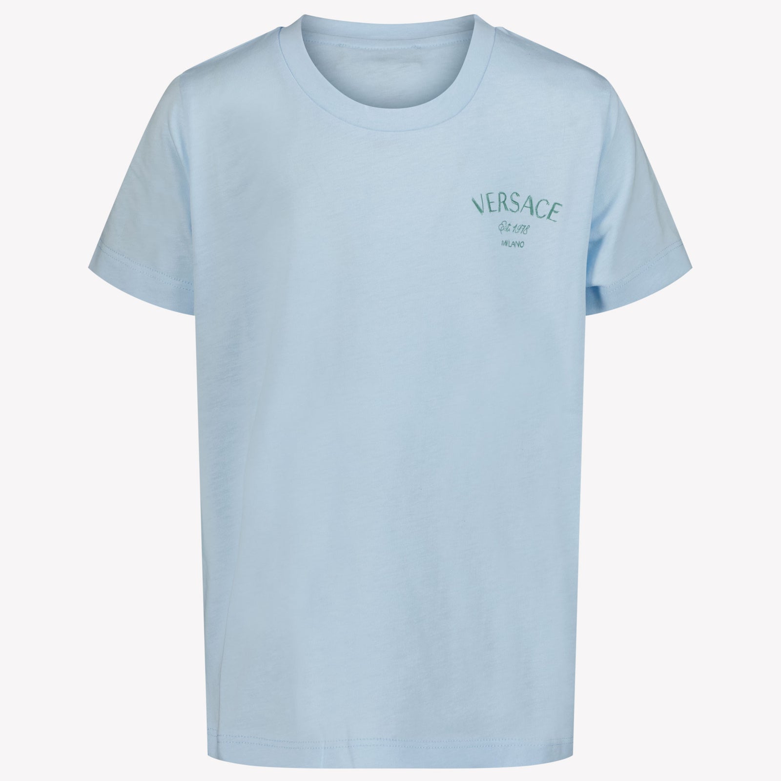 Versace Niño Chicos Camiseta en Azul Claro