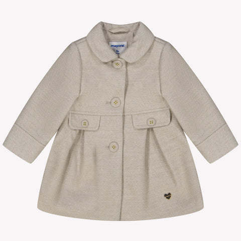 Mayoral Bambino Ragazze Giacca invernale Beige