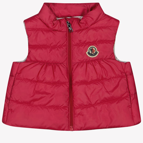 Moncler HIVA -Baby Mädchen Körperwärmer in Fuchsia