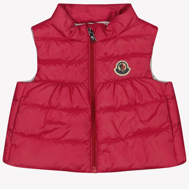 Moncler Bébé Hiva Filles CHAMPEUR DE CORPS Fuchsia