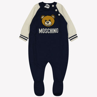 Moschino Baby unisex box suit Navy