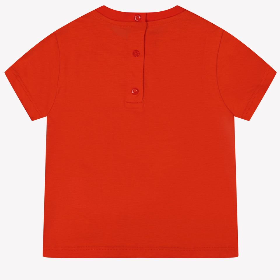 Fendi Bébé Unisexe T-shirt Rouge