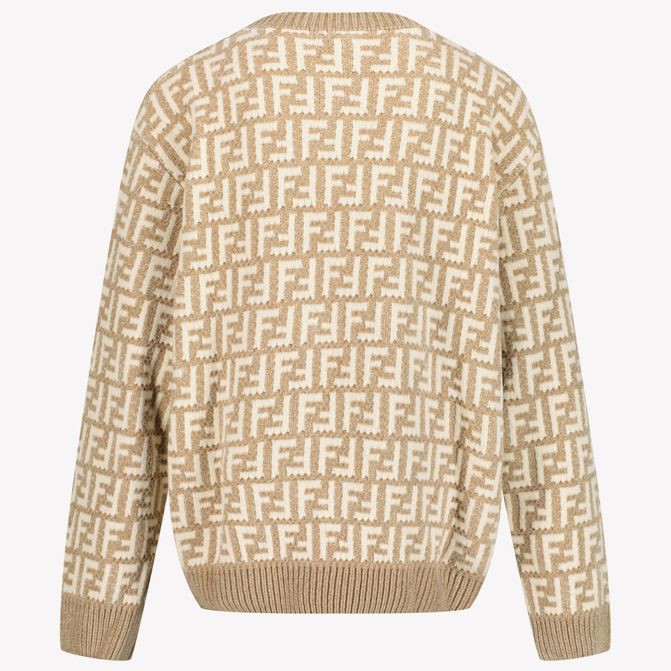 Fendi Enfant Unisexe Pull-over Beige