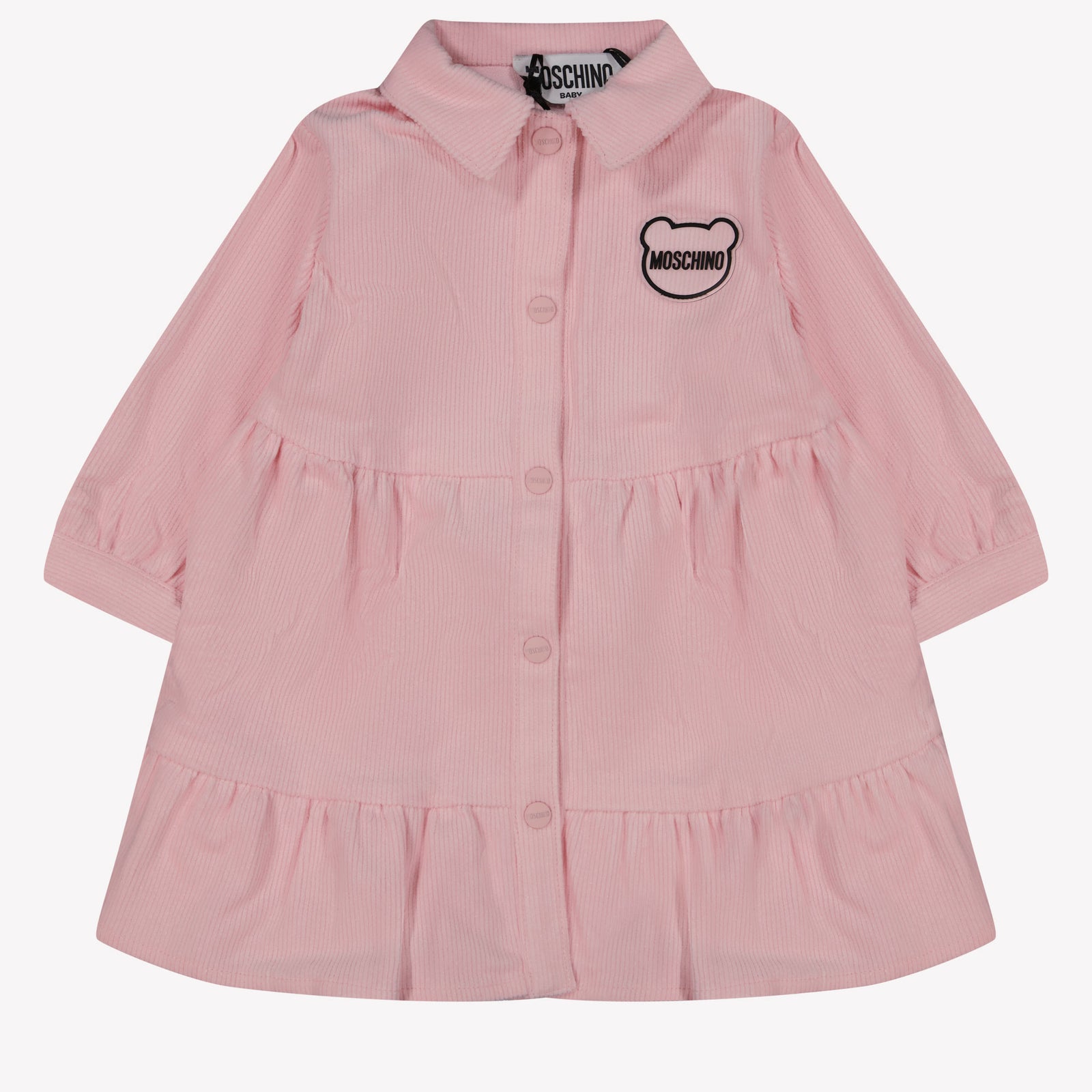 Moschino Vestido de niñas de las niñas rosa claro