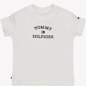 Tommy Hilfiger Baby Boys Camiseta blanca