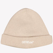 Off-White Baby Unisex hat Light Beige