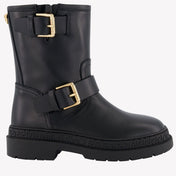 Versace Chicas Botas Negro