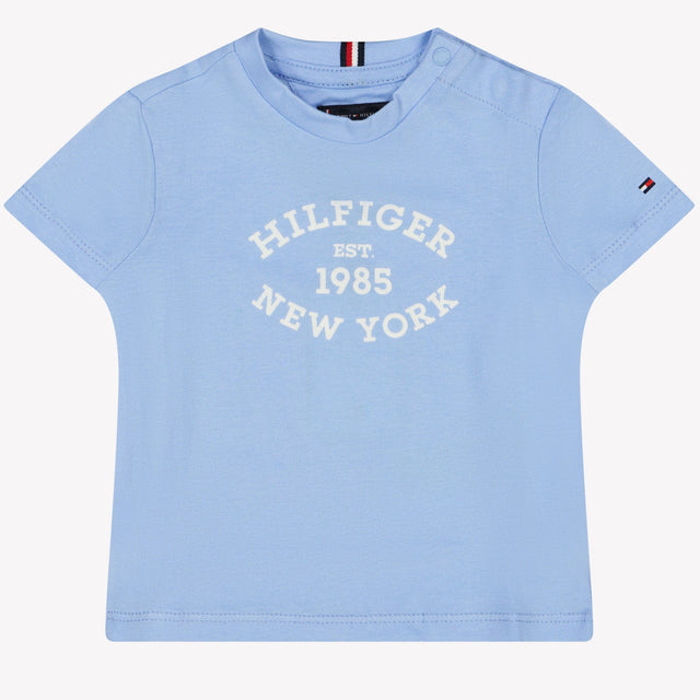 Tommy Hilfiger Baby Jongens T-shirt Licht Blauw 74