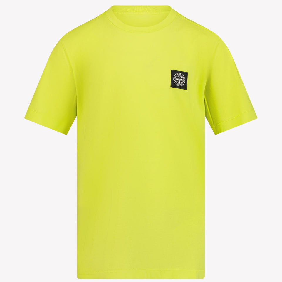 Stone Island Jongens T-shirt Lime 2Y