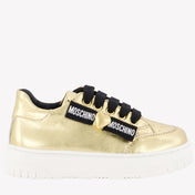 Moschino Flickor sneakers guld