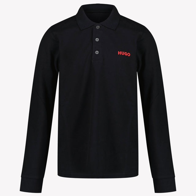 Hugo Children's Boys Polo Schwarz