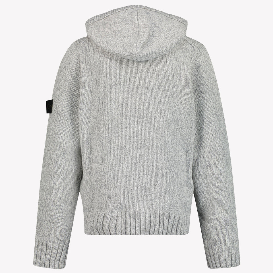 Stone Island Jungenpullover Grau