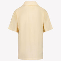 Palm Angels Enfant Garçons Polo Beige Clair