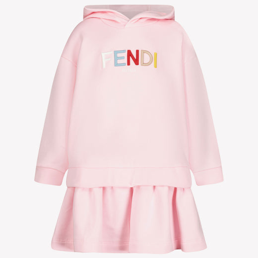 Fendi Enfant Filles Robe Rose