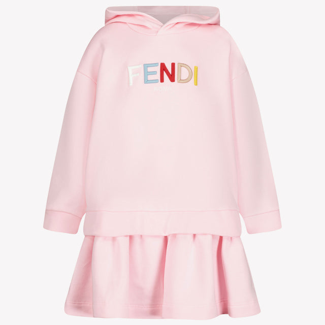 Fendi Kind Mädchen Kleid Rosa