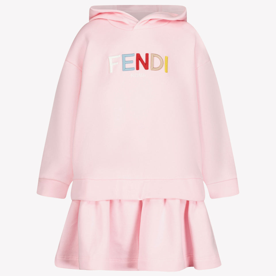 Fendi Ragazzo Ragazze Vestito Rosa