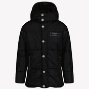 Balmain Unisex Winter Coats Black