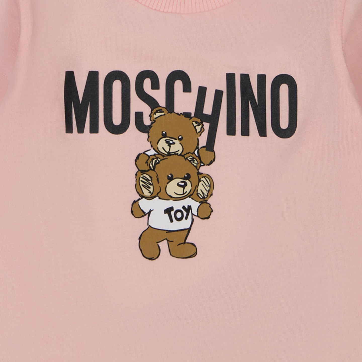 Moschino Baby Unisex T-shirt Licht Roze 3/6