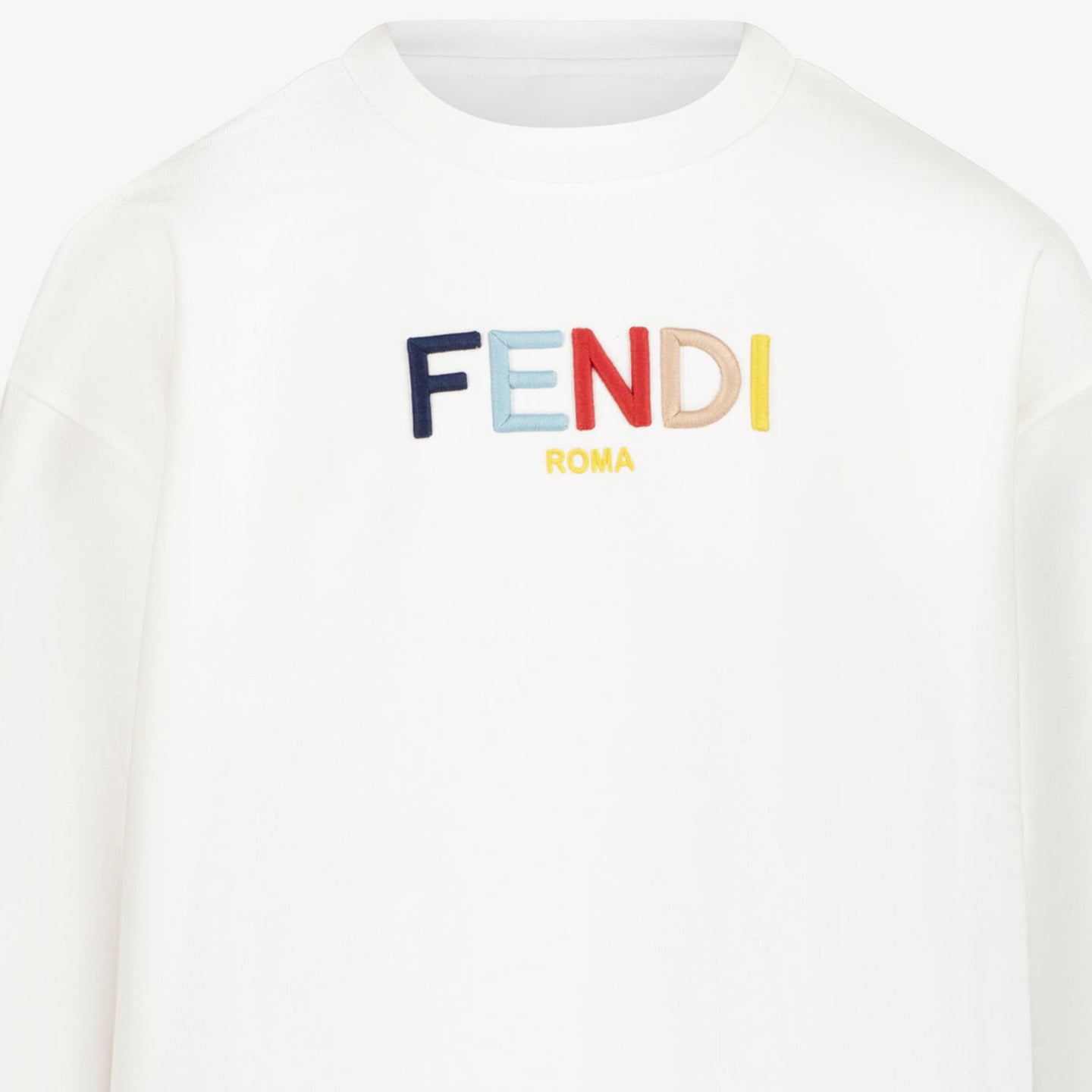 Fendi Ragazzo Unisex Maglione Bianco