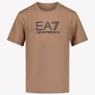 EA7 Chicos Camiseta Camel