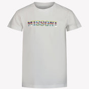 Missoni Children's Girls T-skjorte hvit