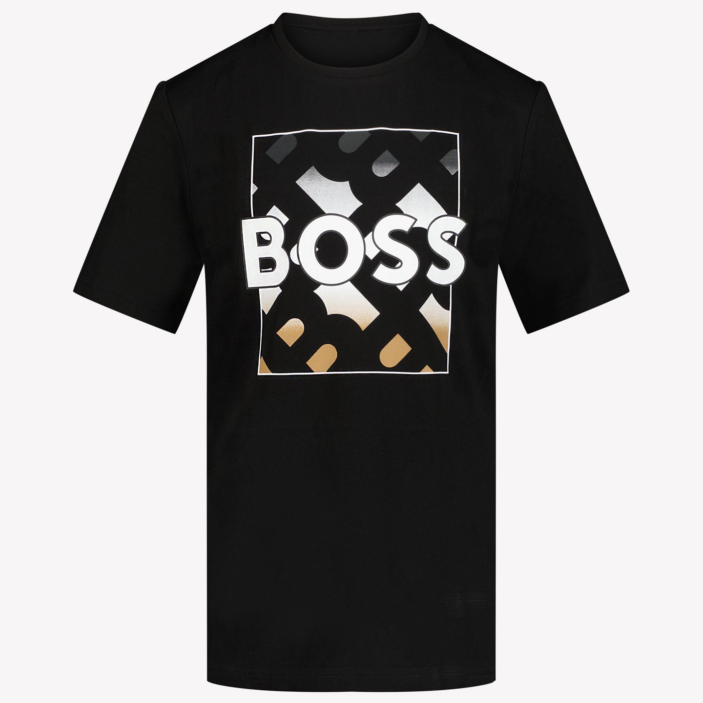 Boss Garçons T-shirt Noir