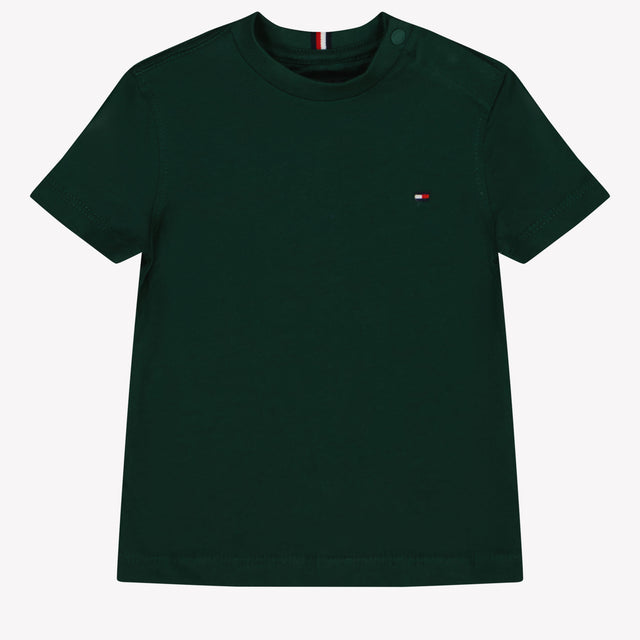 Tommy Hilfiger Bebé Chicos Camiseta Verde