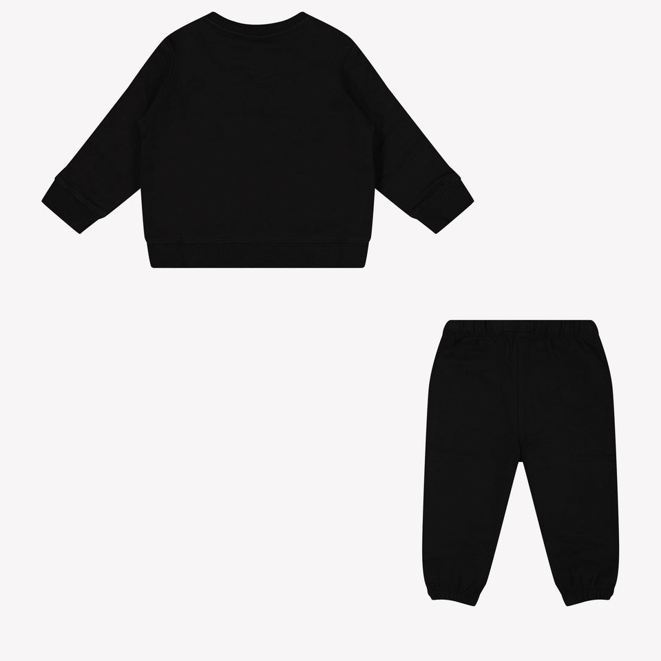 Calvin Klein Baby Unisex Joggingpak In Zwart