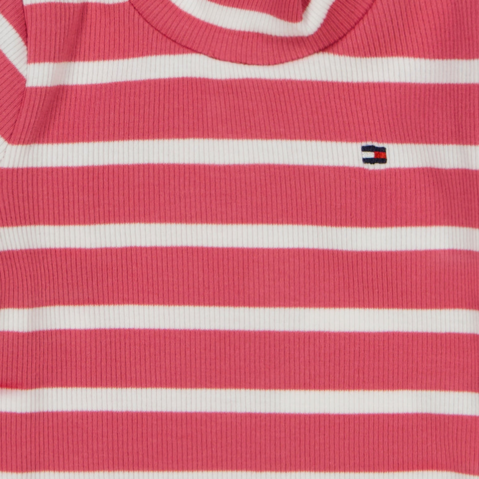 Tommy Hilfiger Bambino Ragazze Maglietta Rosa