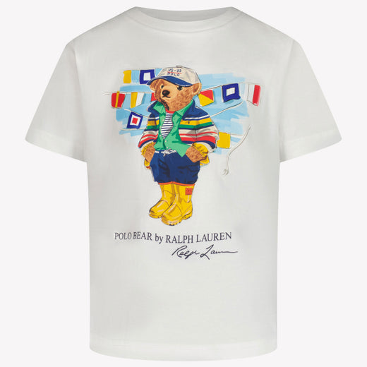 Ralph Lauren Enfant Garçons T-shirt Blanc