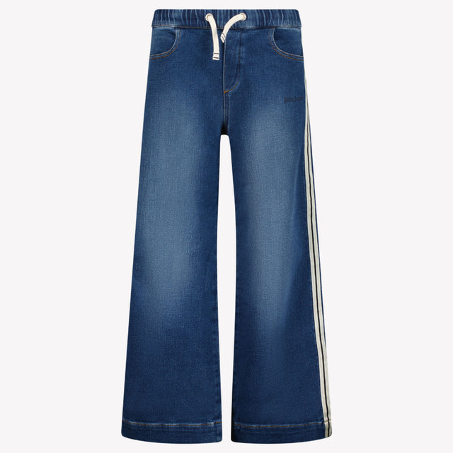 Palm Angels Girls Jeans Blue