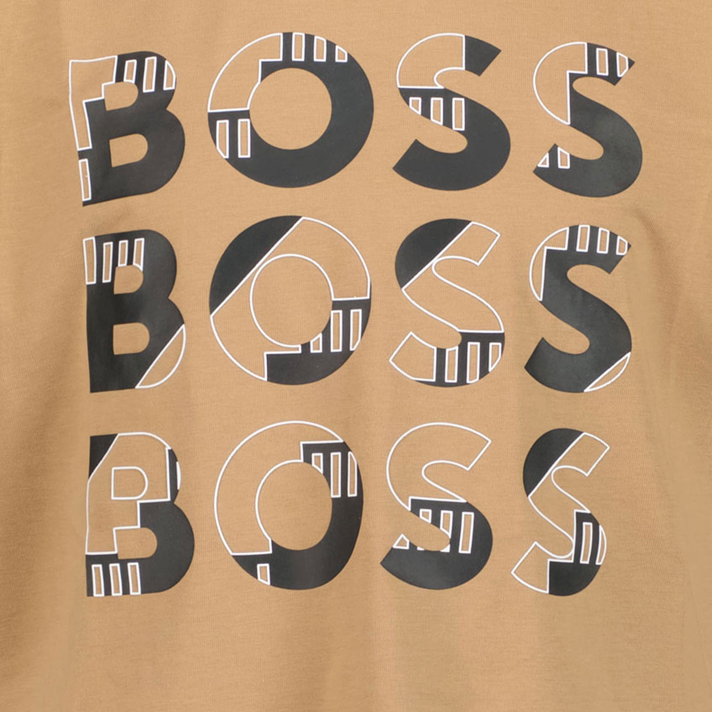 Boss Jungen T-Shirt Kamel