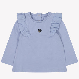 Guess Camiseta de Baby Girls Light Blue