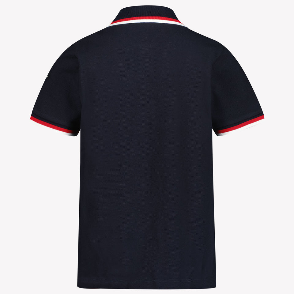 Moncler Niño Chicos Polo Navy