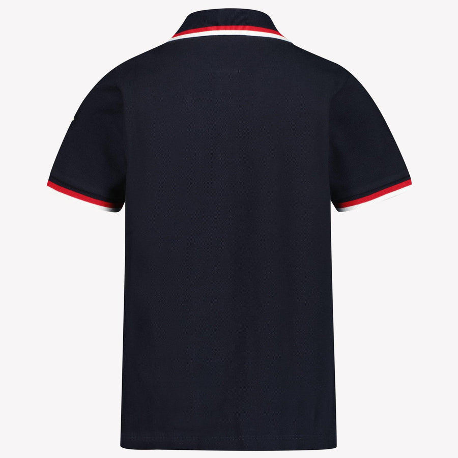 Moncler Ragazzo Ragazzi Polo Navy