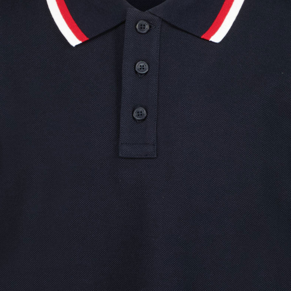 Moncler Niño Chicos Polo Navy