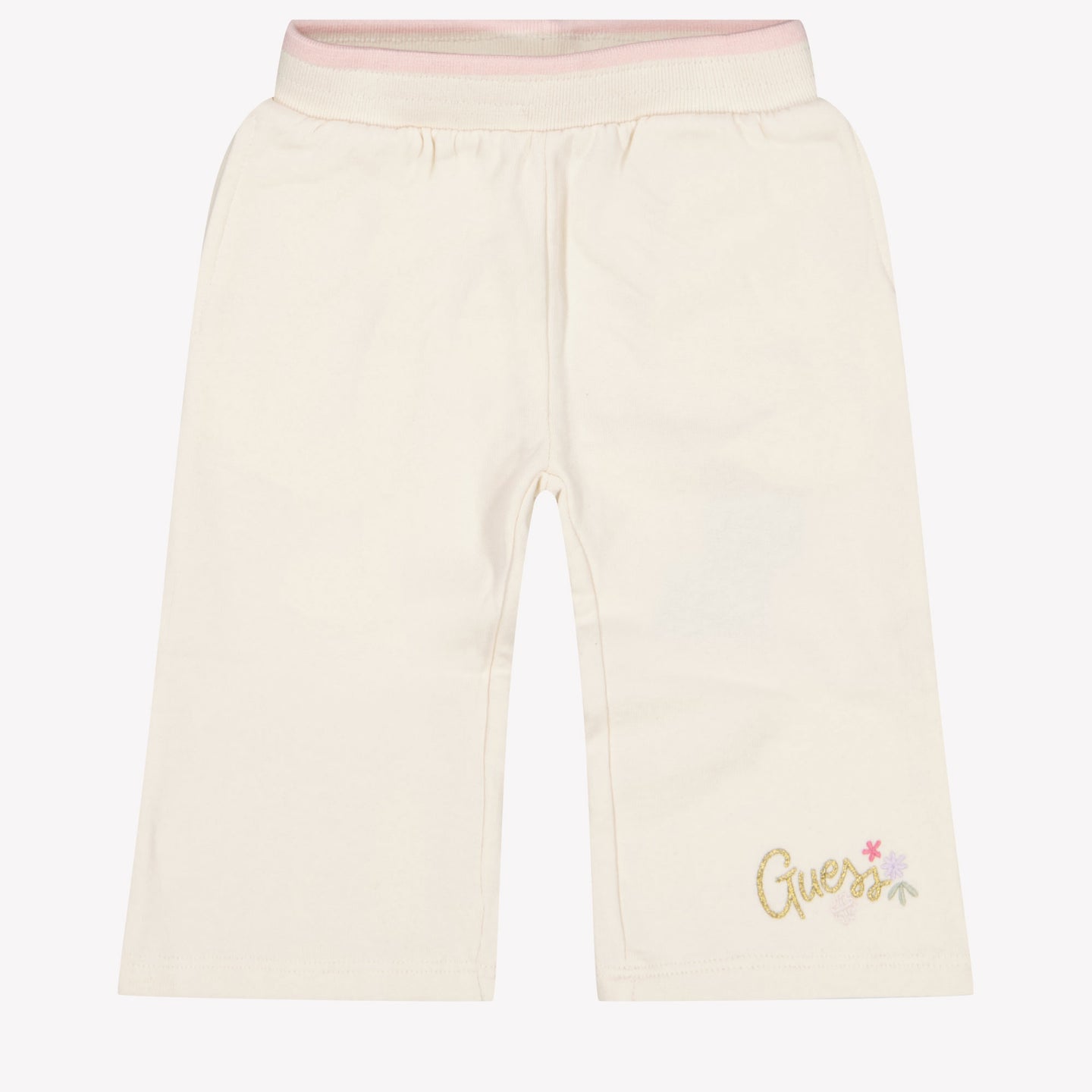 Guess Bebé Chicas Pantalón Blanco Roto