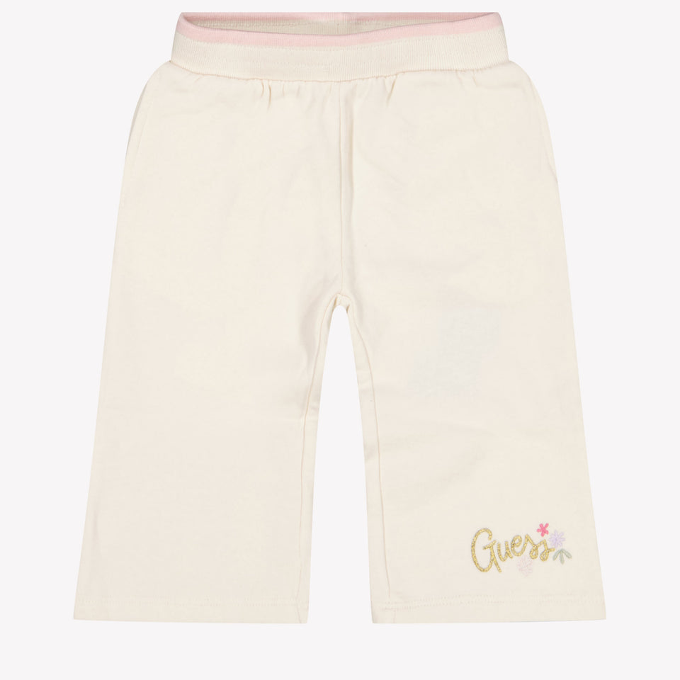 Guess Bambino Ragazze Coppia di pantaloni Off White