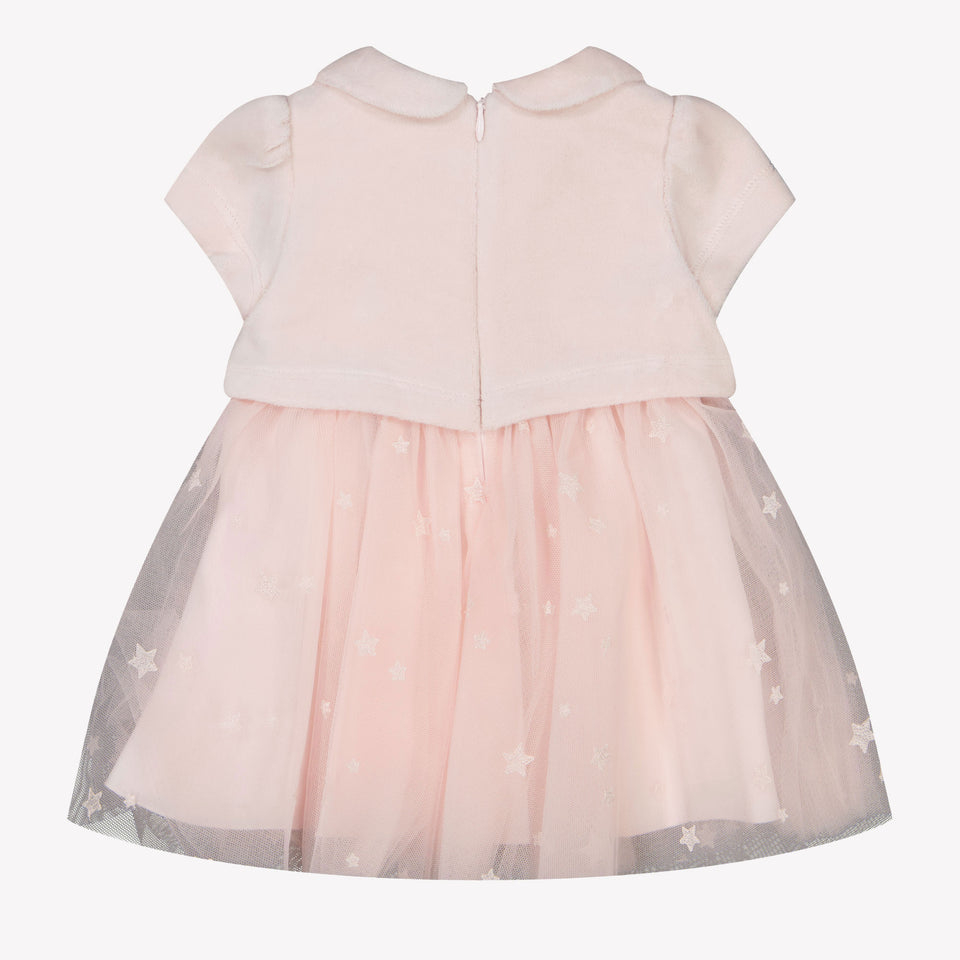 Lapin House Baby Girls Vestido de color rosa claro