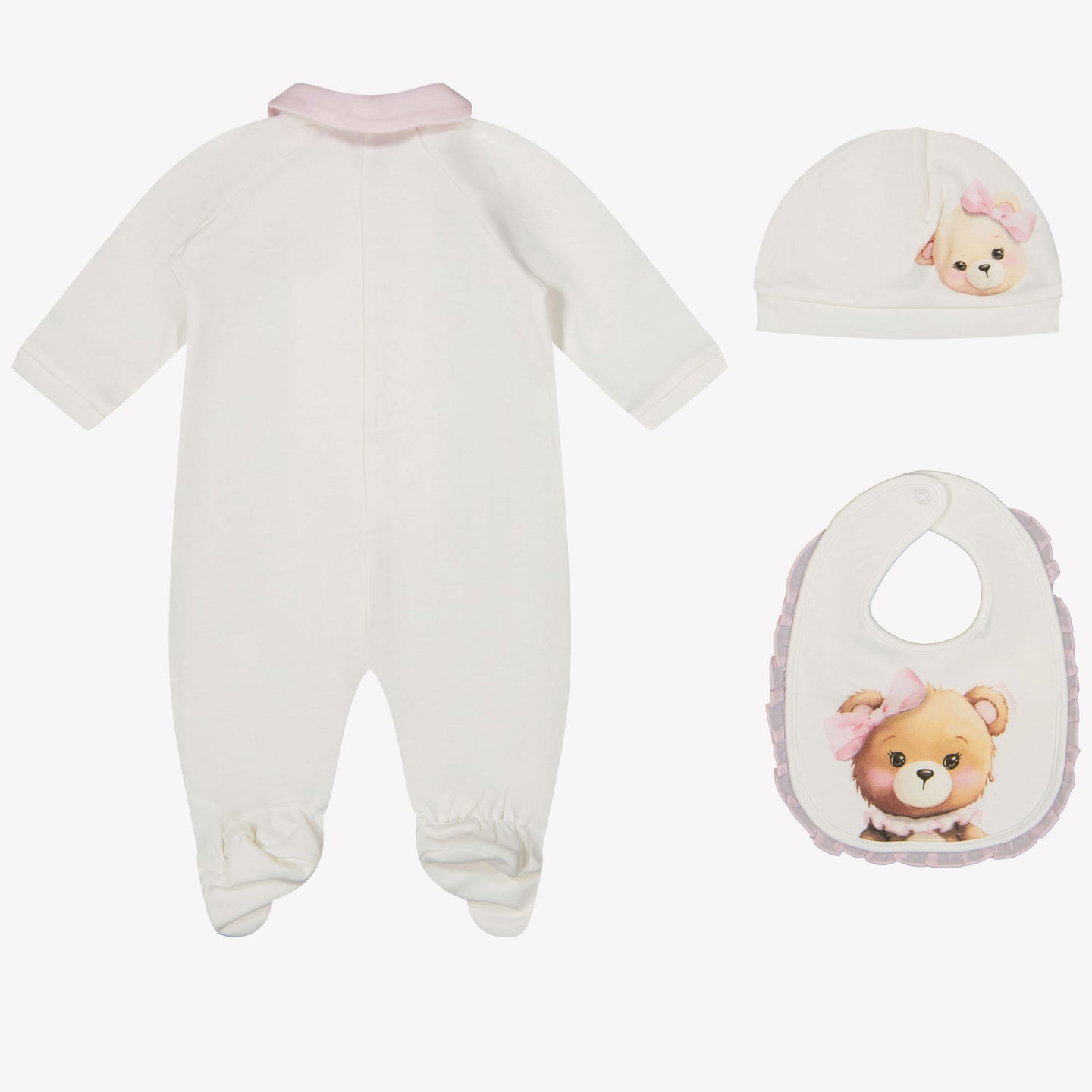 MonnaLisa Baby Girl Box Pack Off White