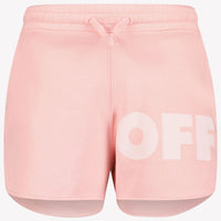 Off-White Kinder Mädchen Shorts Hellrosa