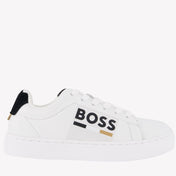 Boss Pojkar sneakers vita
