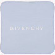 Givenchy baby unisex filt ljusblå