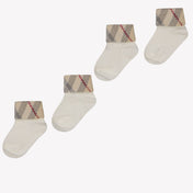Burberry Baby Unisex Socken Beige