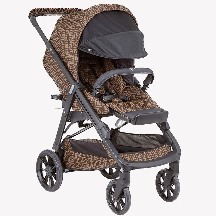Fendi Baby Kinderwagen in Braun
