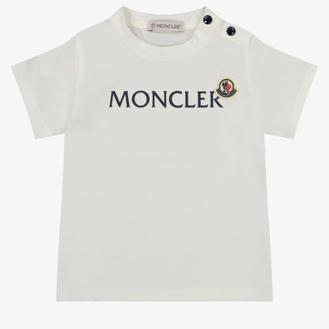 Moncler Baby Jungen T-Shirt Weiß